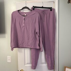 Victoria's Secret Lavender Button-Up Top
